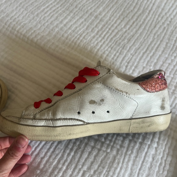 Authentic Golden Goose Superstar pink glitter and gray - size 36 - Picture 7 of 9